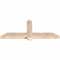 Ekena Millwork Eugene Smooth Timber Gable Bracket, Douglas Fir, 60"W x 25"H x 3 1/2"D x 5 1/2"F, 10/12 Pitch GBW060X25X0406EUG00SDF - alternate 2
